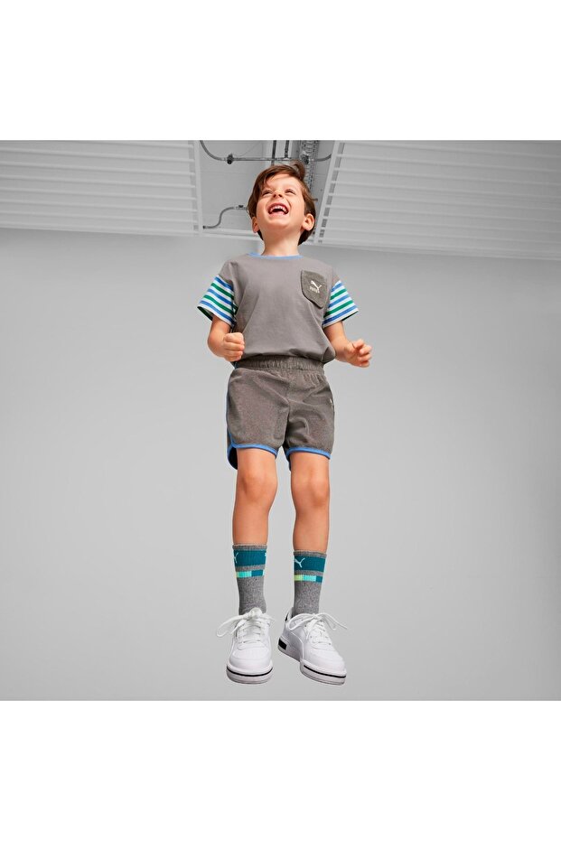 Summer Camp Classics Çocuk Gri Şort - 3