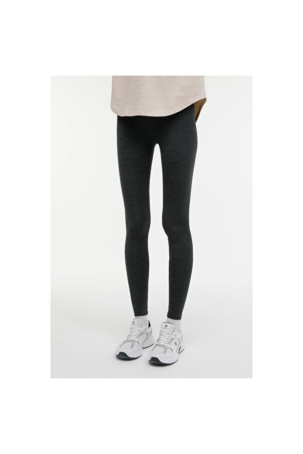 Basic Kadın Gri Tayt - 1