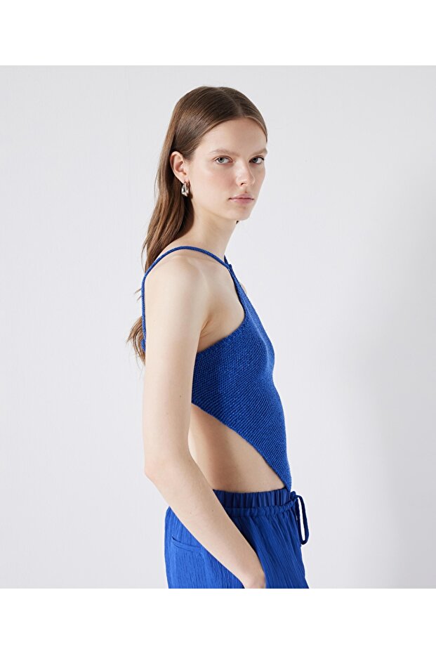 Crop lurex triko - 4