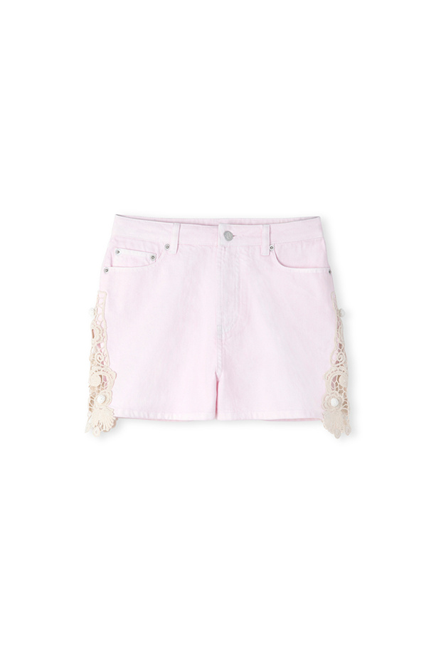 Dantel garnili şort - 3