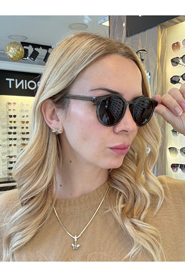 Hera Gray Black Sunglasses - 5