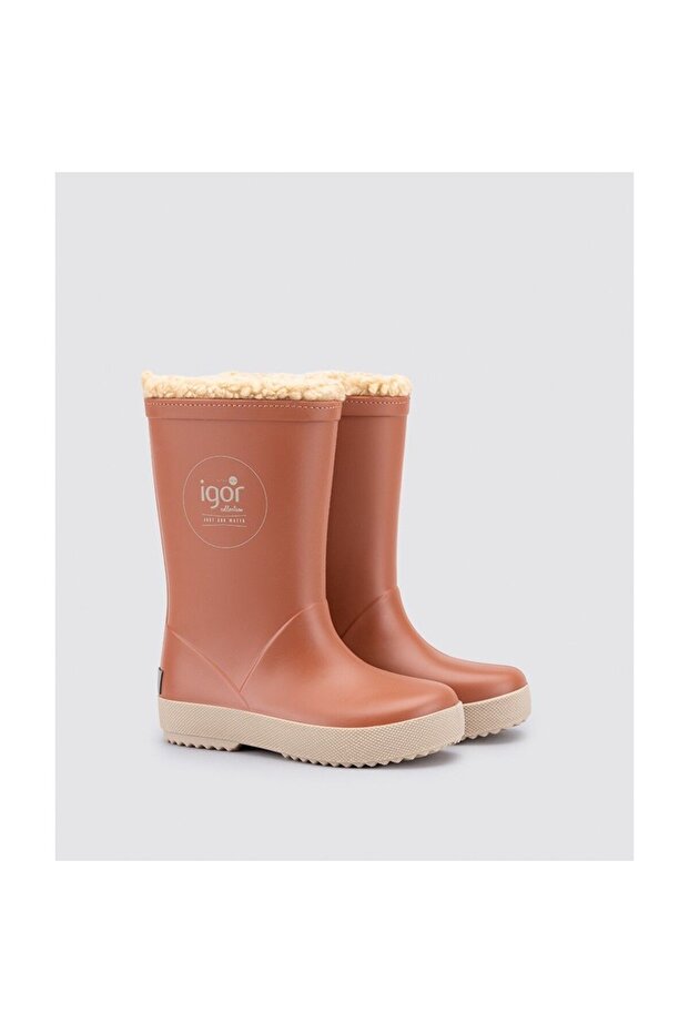 سبلاش DK Borreguito Teja-Beige Rain Boots W10293-043