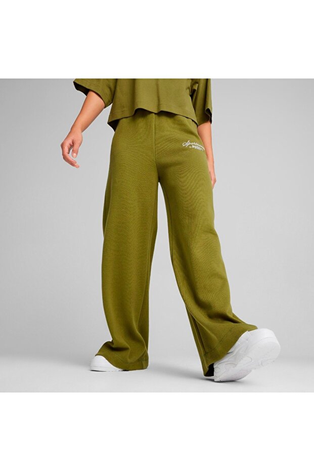 CLASSICS+ Relaxed Sweatpants Olive Green - 1
