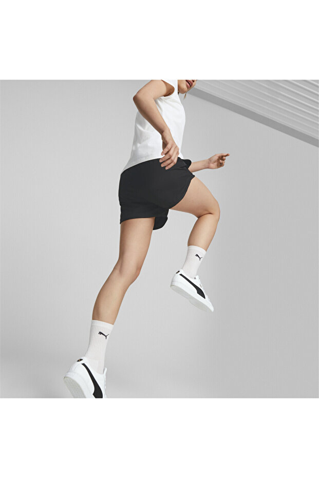 Active 4" Woven Shorts Siyah Kadın Şort - 4