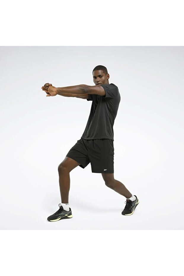 Workout Ready Woven Erkek Siyah Şort - 3