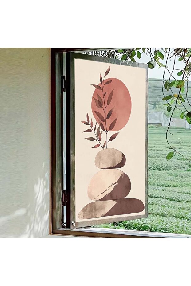 61X100 cm Patterned Frosted Glass Stained Glass Foil - Self Adhesive