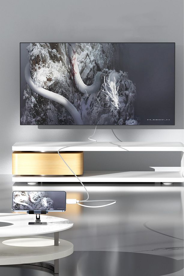 Type-c To Hdmı Adaptör Android Tablet Ipad Uyumlu 1080p Görüntü Aktarımı 2 Metre - 2