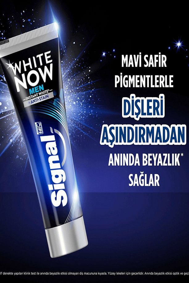 White Now Men Diş Macunu 75 ml X 2 Adet - 3