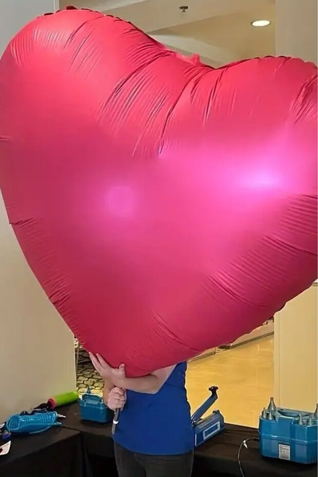 Dev Kalp Folyo Balon 145 Cm - 6