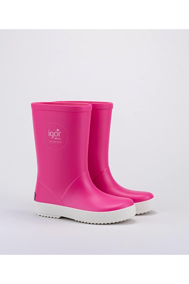 Fuşya Kız Çocuk Yağmur Botu - 1