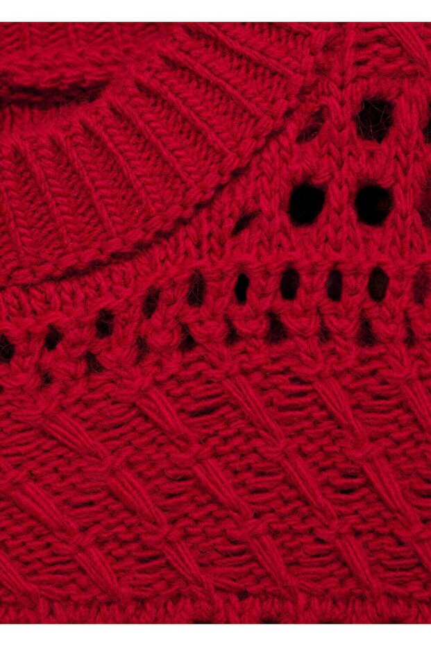 Ajur örgü kazak - 6