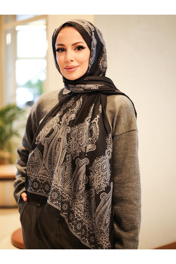 Vera Desen İthal Pamuk Şal - 3