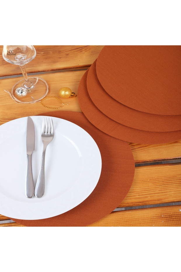 Linen American Serving and Supla and Supla Case. (Set of 6)