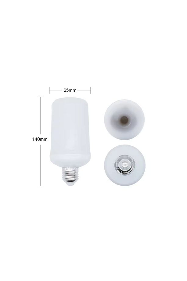 Alev Desenli Alevli Tasarruflu LED Ampul Lamba 5W 10 Adet - 4