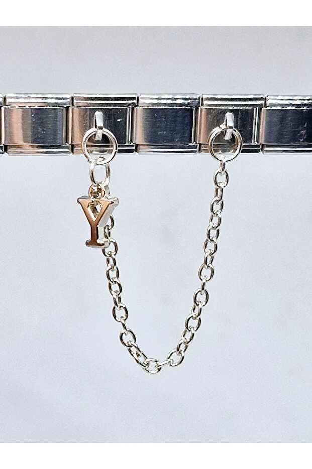 Y Letter Chain Italian Bracelet Charm 1 Piece