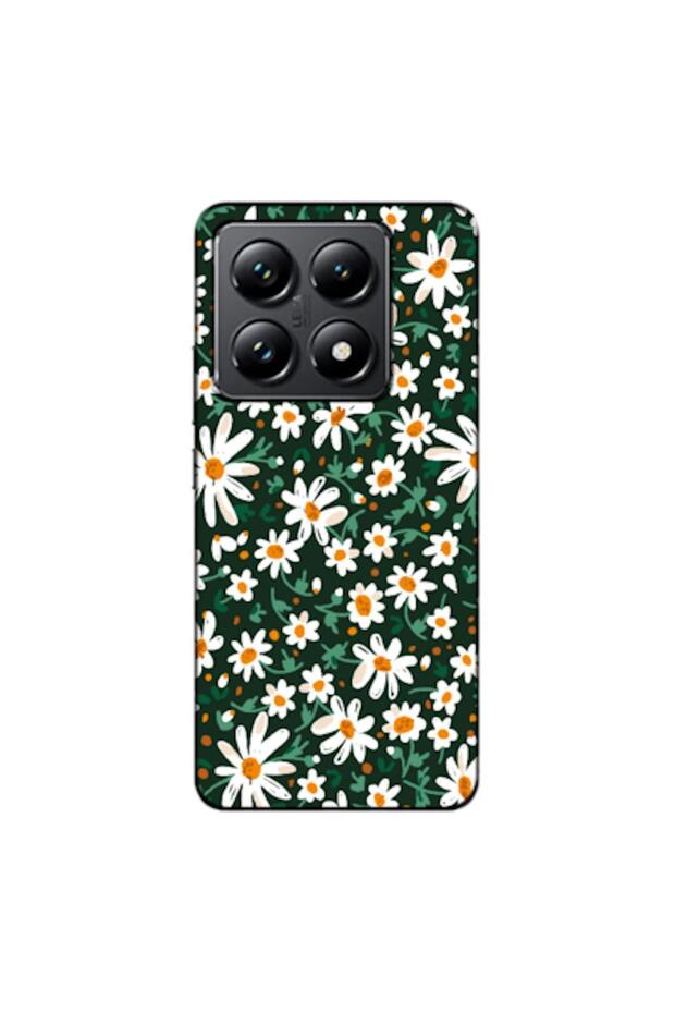 Xiaomi Mi 14t Pro Compatible Case Spring Flowers 4 Silicone Case (Printed)