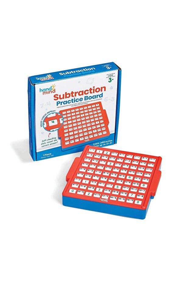 Subtraction practice board - 4
