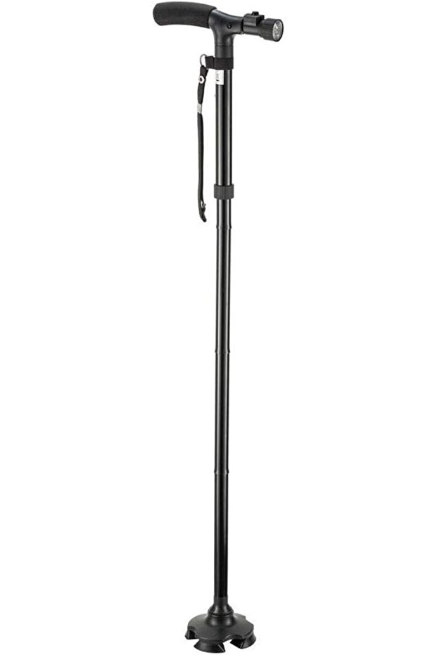 Magic Cane - Adjustable Lightweight Aluminum Folding Walking Stick with LED Lights