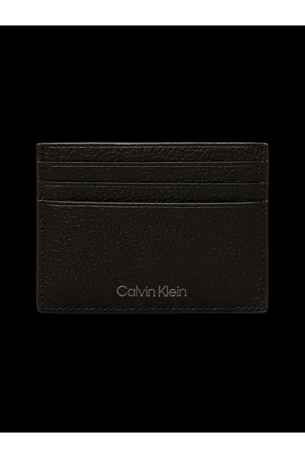 حامل بطاقة للرجال باللون الأسود - 1