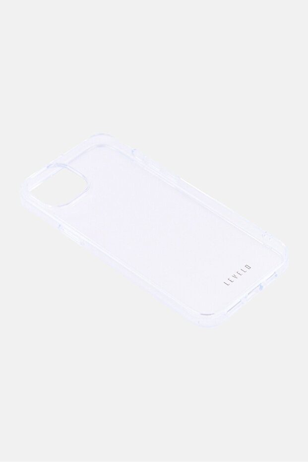 حافظة جوال 15 بلس سادة، شفافة - 4