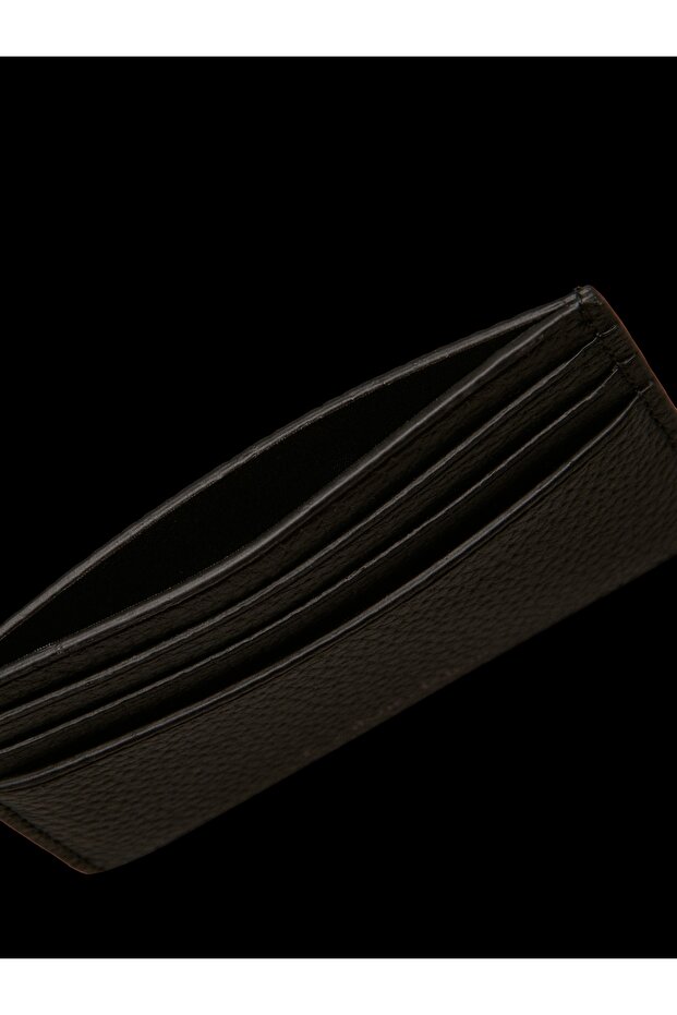 حامل بطاقة للرجال باللون الأسود - 3