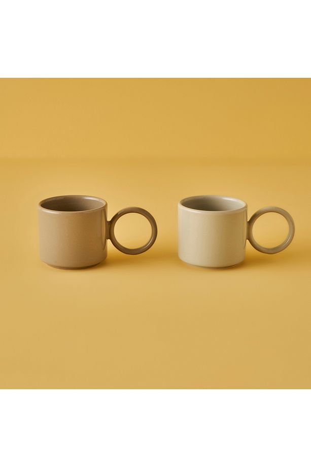 Arcana Espresso 2'li Set Gri (270 CC) - 1