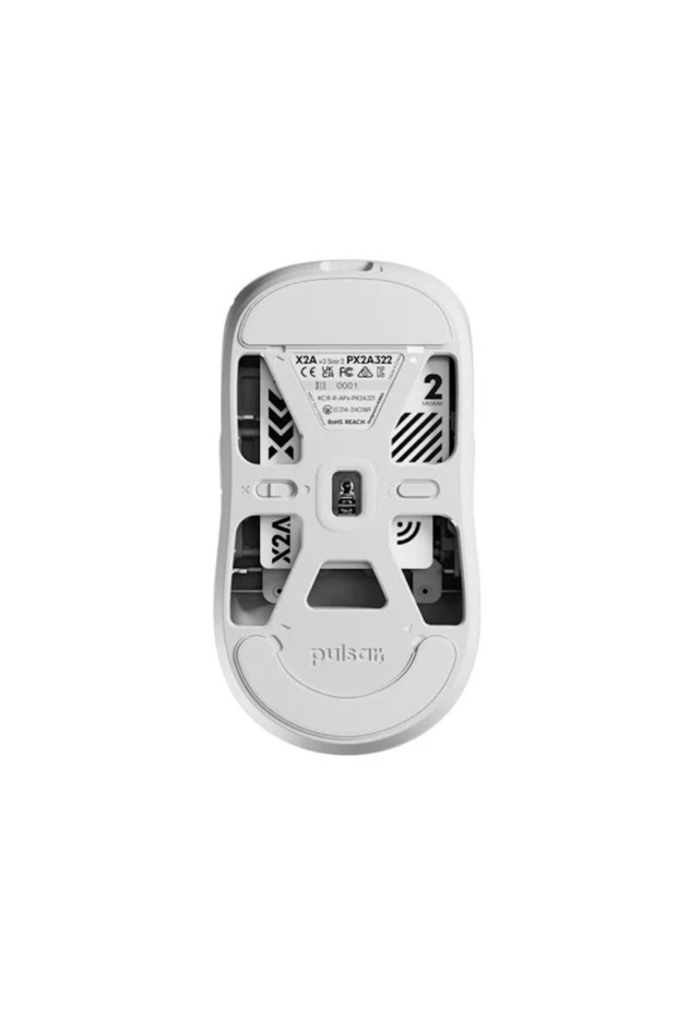 X2A v3 XS-1 Sensör Beyaz Kablosuz Size 2 Medium Çift El Simetrik Gaming Mouse (PX2A322) - 4
