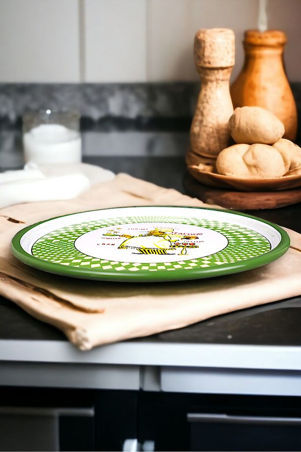 30 No Pizza Tabağı Tepsisi Supla Pasta Tabağı Servis Tabağı Fırın Tepsisi 30 Cm - 4