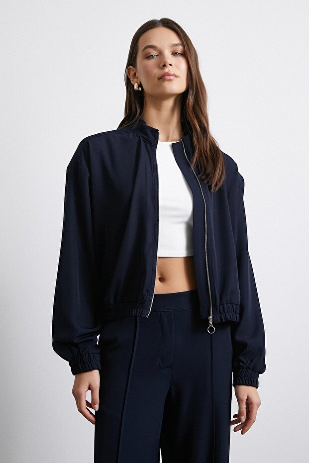 Bomber Ceket Lacivert - 3