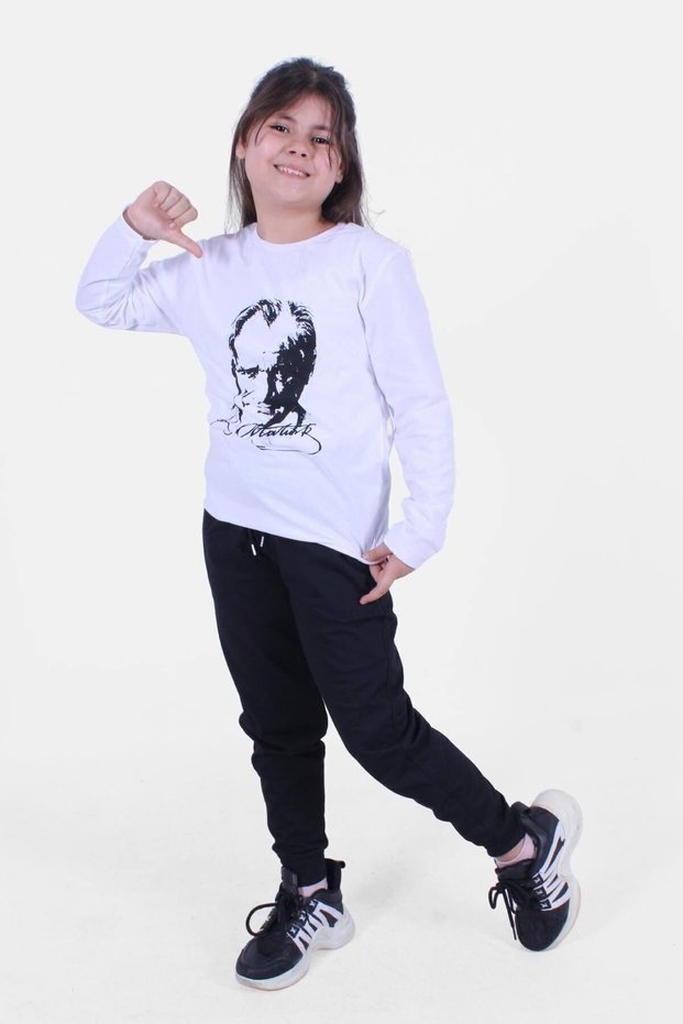 Ataturk Printed and Signed Long Sleeve Unisexs Suit