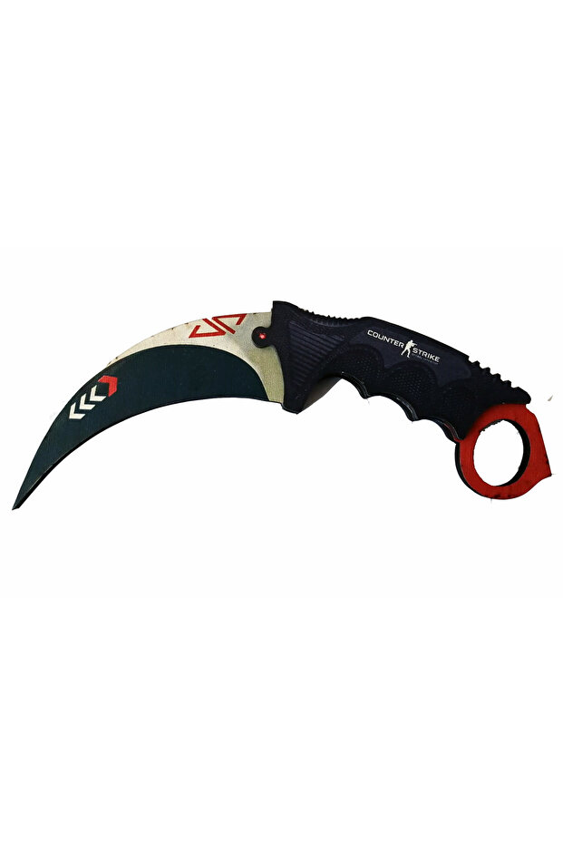 Ahşap Cs-go 4'lü Karambit Oyuncak Set 1 Asimov- Autotronic - Galaksi - Fade karambit - 3