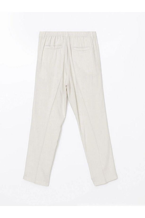 Basic  Standart Kalıp Erkek Chino Pantolon - 2