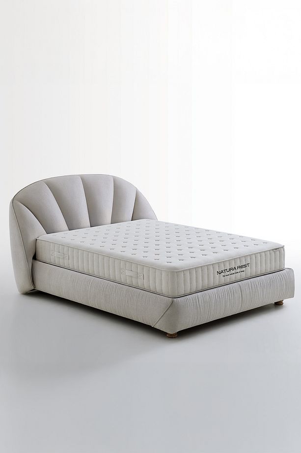 Natura Rest Yatak, Baza, Başlık 3'lü Set - Bej - 3