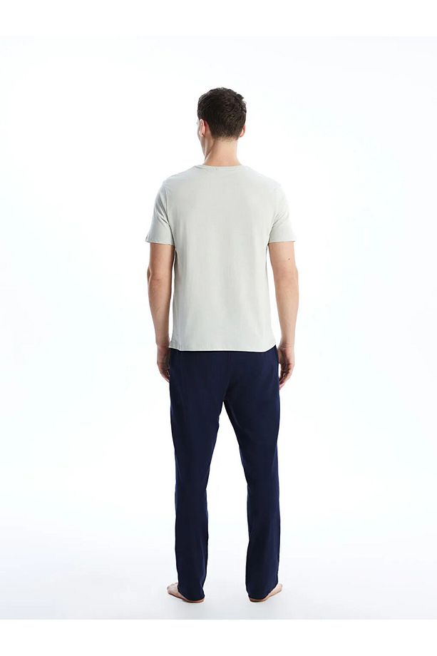 LCW ECO Gri Standart Kalıp Erkek Pijama Takımı - 3