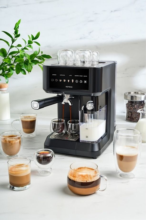 MyCaffe Barista S10 Entegre Süt Hazneli Otomatik Espresso Latte ve Cappuccino Mak. MatteBlack - 1