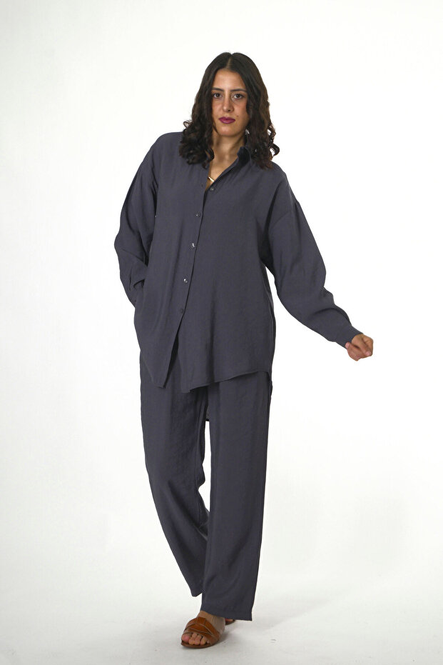 Women's Skirt Oval 100% Modal Elastic Waist Shirt Pants Summer Set