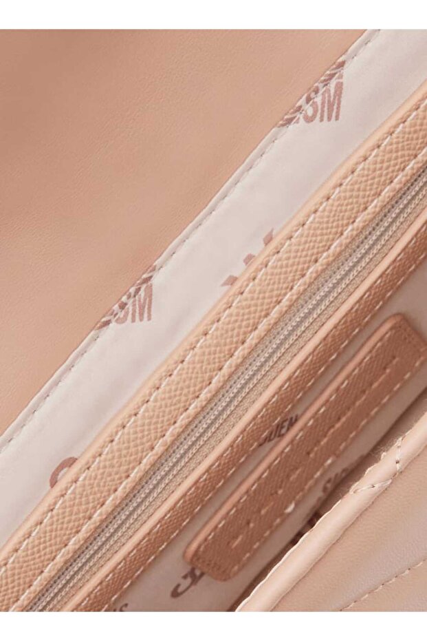 Steve Madden Quilted Crossbody Bag with Pearl Handle and Twist Lock Closure - 3