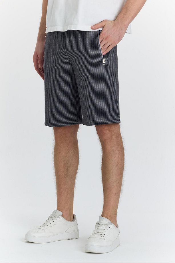 Erkek Polycotton Şort Füme 6044-F - 4