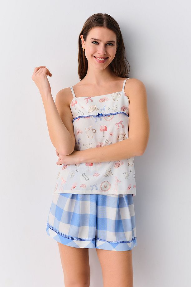 Nicole Şort Pijama Takımı - 1