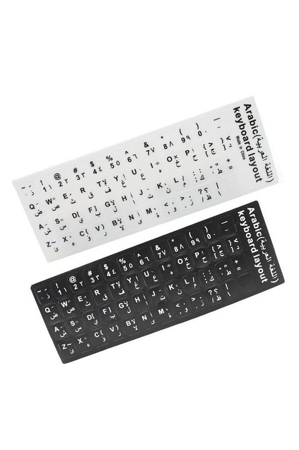 Notebook Klavye Sticker Beyaz (Arapça) - 1