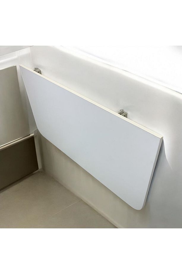 Açılır Kapanır Çalışma Masası Mutfak Masası Katlanır Duvar Masası Beyaz 100 X 45 Cm - 1