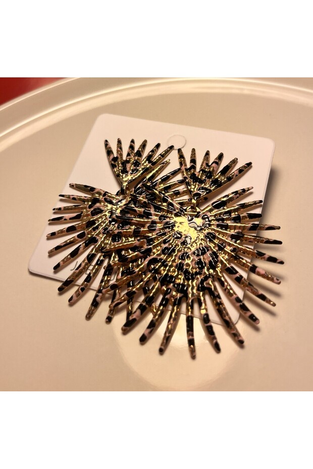 أقراط بنمط الفهد - 1