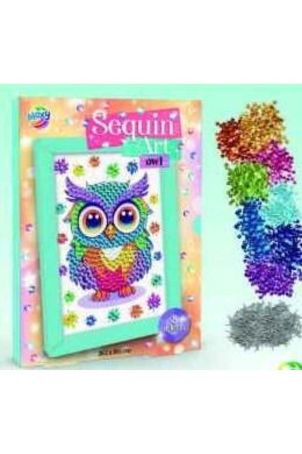 Třpytivá malba - Sova - 1