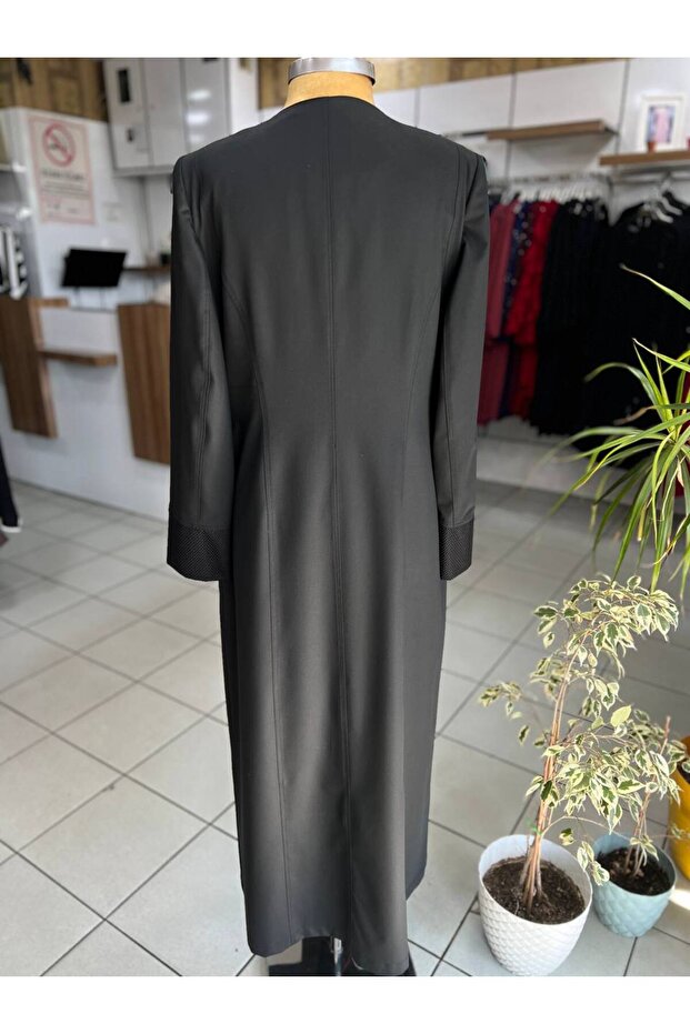 Siyah Ferace Slim Fit - 3