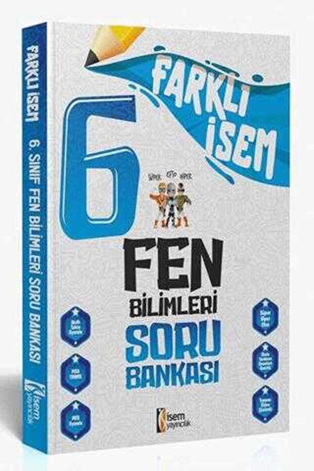 2024 FARKLI İSEM 6. SINIF FEN BİL. SORU BANKASI / FARKLI İSEM - 1