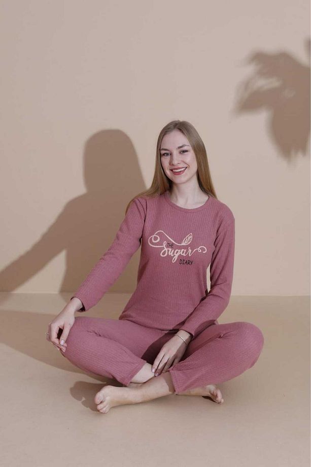 KIŞLIK YUMOŞ  UZUN KOL PIJAMA TAKIMI - 3