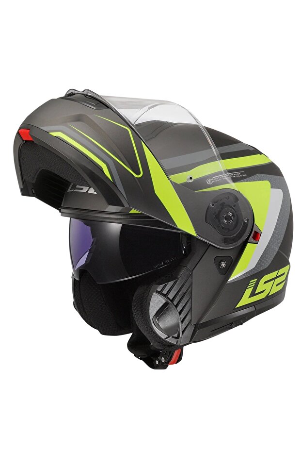 STROBE 2 PHANTOM MAT TITANIUM-NEON SARI KASK - 8