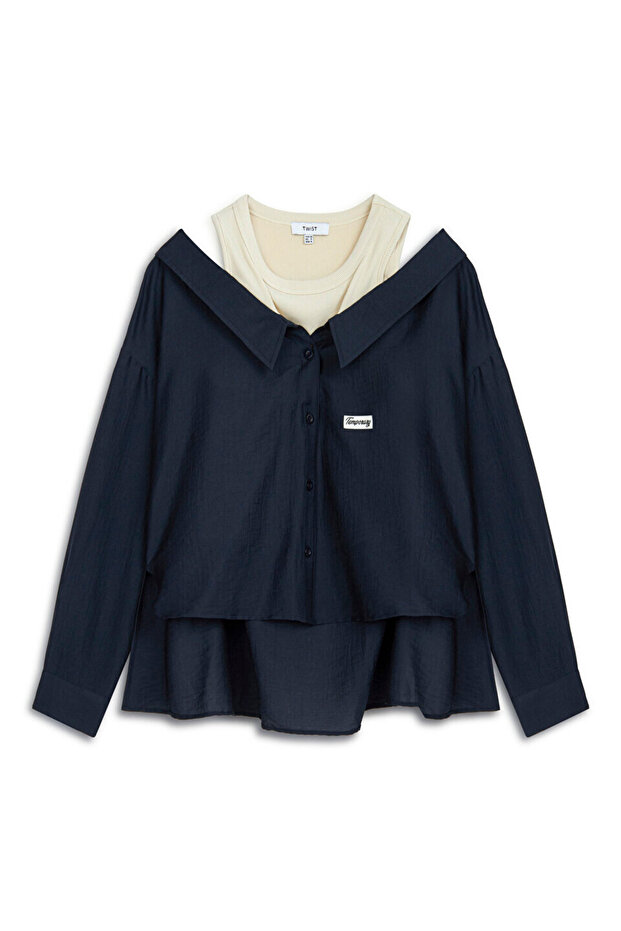 KUMAŞ MIX GÖMLEK - 3