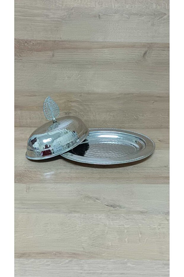 Sebe Home 30 cm Copper Presentation Boat Plate Forged Nickel