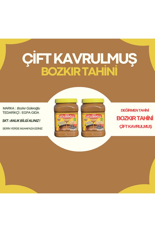 Çifte Kavrulmuş Bozkır Tahini 2'li Set (2x800gr) - 4